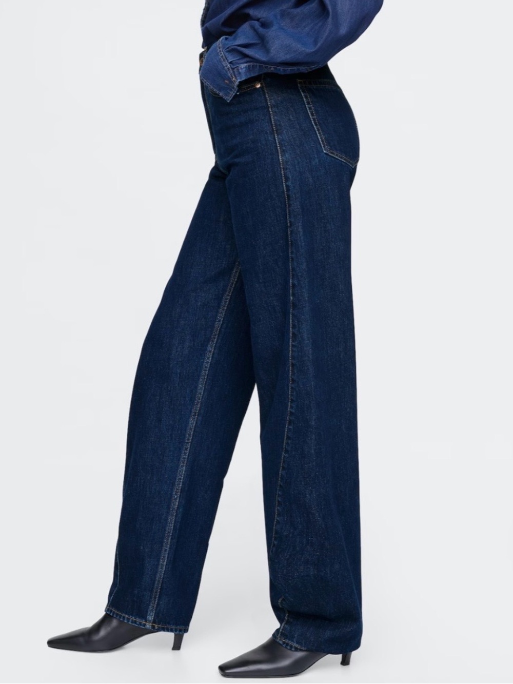 GAP High Rise Barrel Jean - Picture 3 of 9